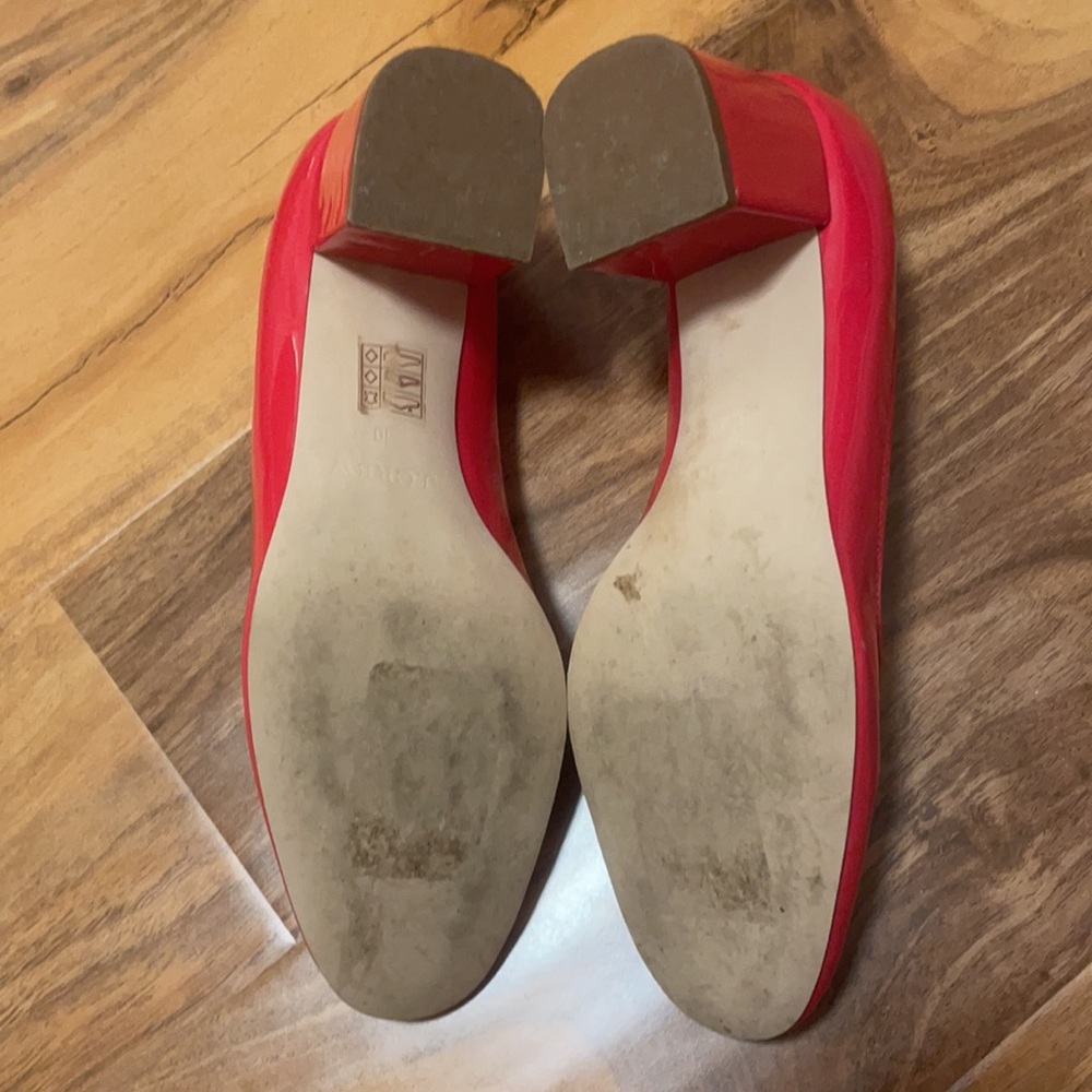 J. Crew Red Patent Leather Heels - Picture 8 of 8